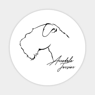 Airedale Terrier profile dog lover gift Magnet